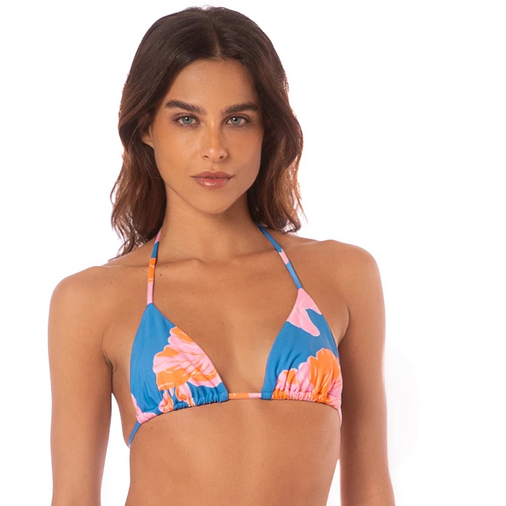 NWT MAAJI Magnolia Mirage Balmy Sliding Triangle Bikini Top